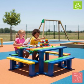 Taula de pícnic INFANTIL model Silaos versió parvulari